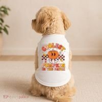 Coolest Pumpkin In The Patch Halloween Doggie Tank thumb 2
