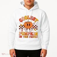 Coolest Pumpkin In The Patch Halloween Hoodie thumb 2