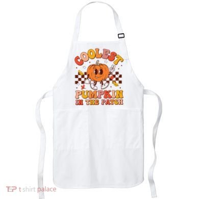 Coolest Pumpkin In The Patch Halloween Apron