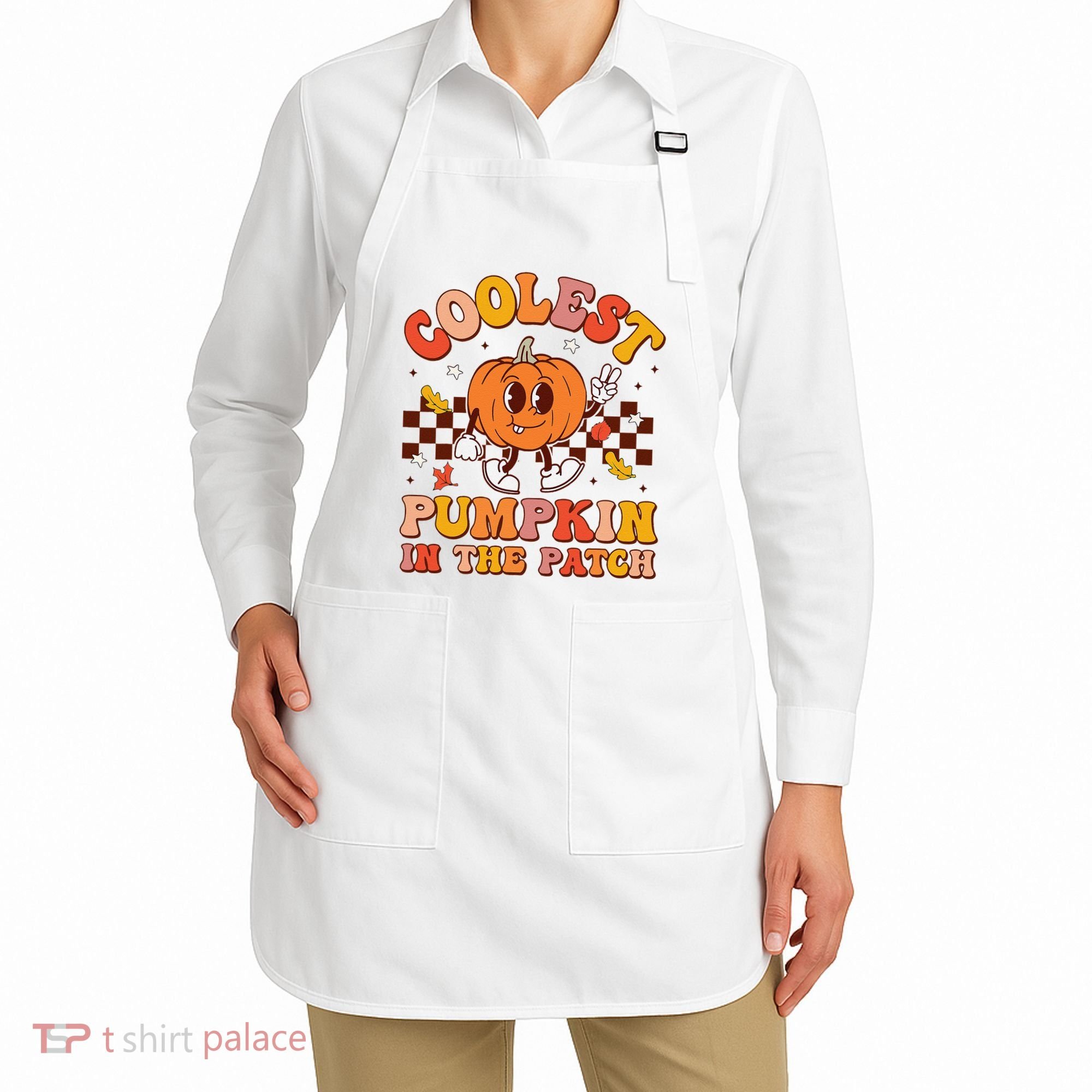 Coolest Pumpkin In The Patch Halloween Apron