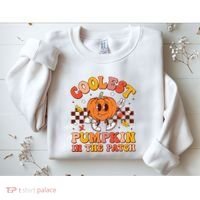 Coolest Pumpkin In The Patch Halloween Sweatshirt thumb 2