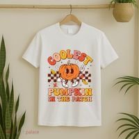 Coolest Pumpkin In The Patch Halloween T-Shirt thumb 2
