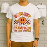 Coolest Pumpkin In The Patch Halloween T-Shirt thumb 6