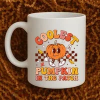 Coolest Pumpkin In The Patch Halloween Coffee Mug thumb 2