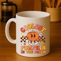 Coolest Pumpkin In The Patch Halloween Coffee Mug thumb 4