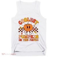 Coolest Pumpkin In The Patch Halloween Tank Top thumb 0