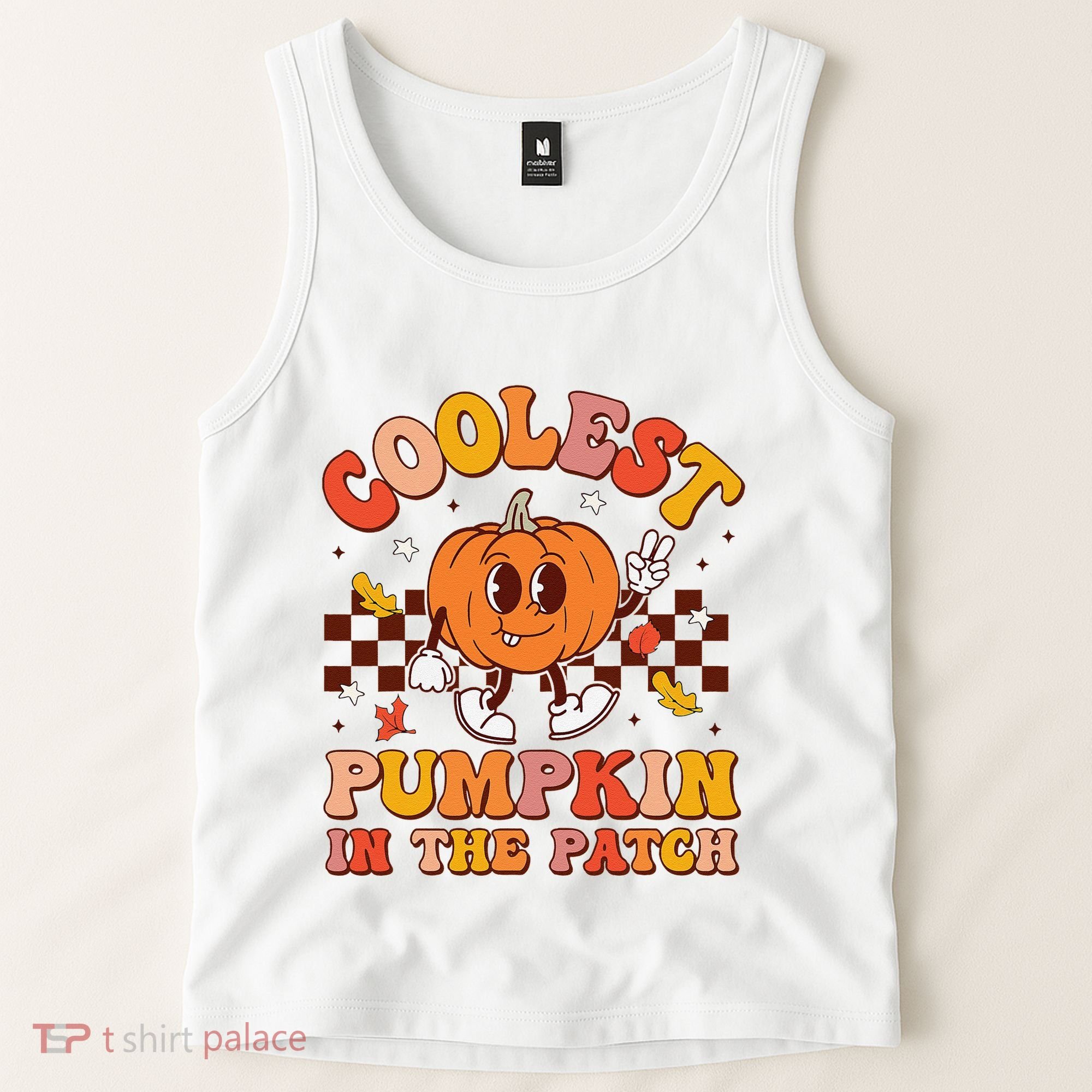 Coolest Pumpkin In The Patch Halloween Tank Top