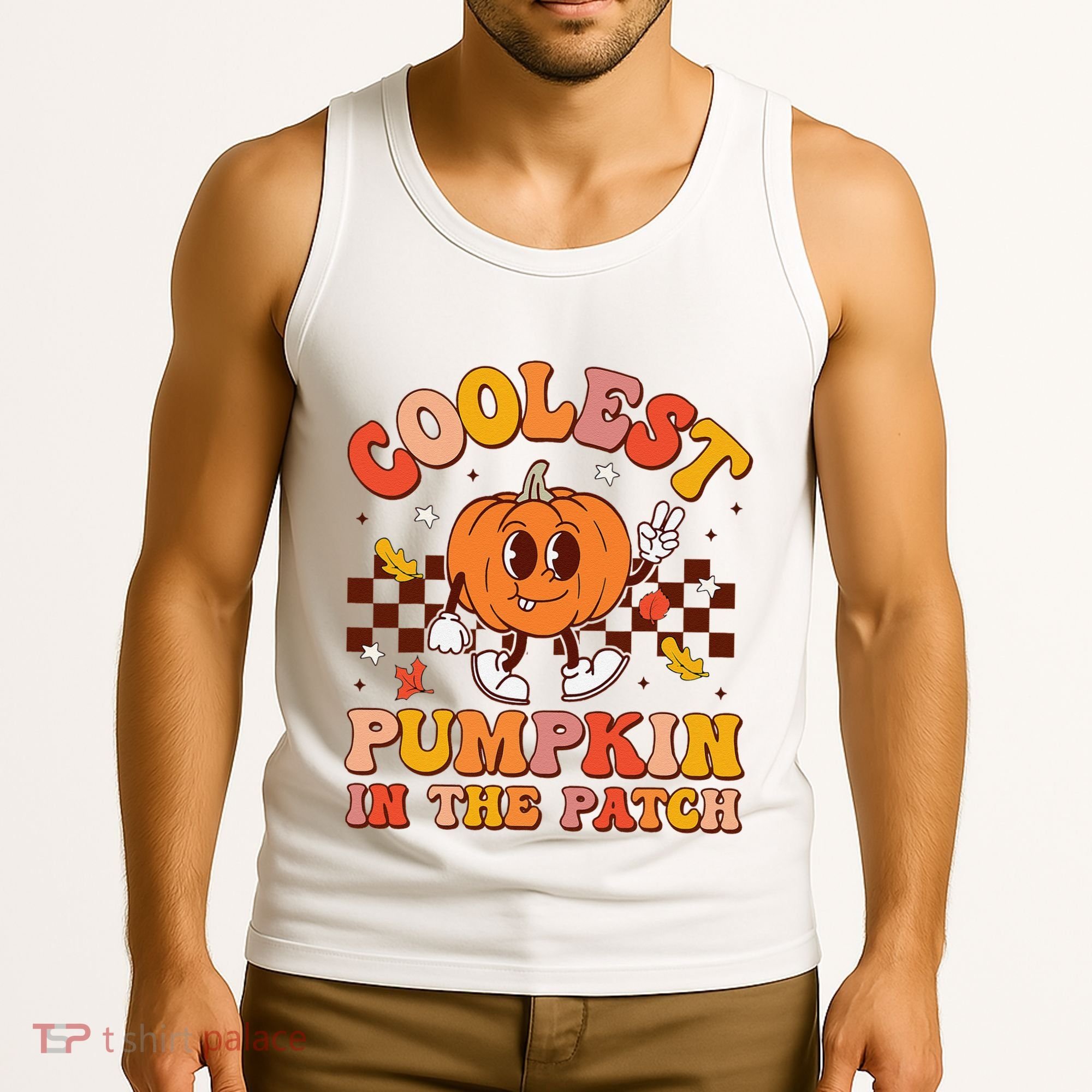 Coolest Pumpkin In The Patch Halloween Tank Top