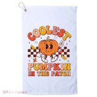 Coolest Pumpkin In The Patch Halloween Golf Towel thumb 0