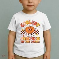 Coolest Pumpkin In The Patch Halloween Toddler T-Shirt thumb 2