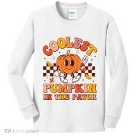 Coolest Pumpkin In The Patch Halloween Kids Long Sleeve Shirt thumb 0