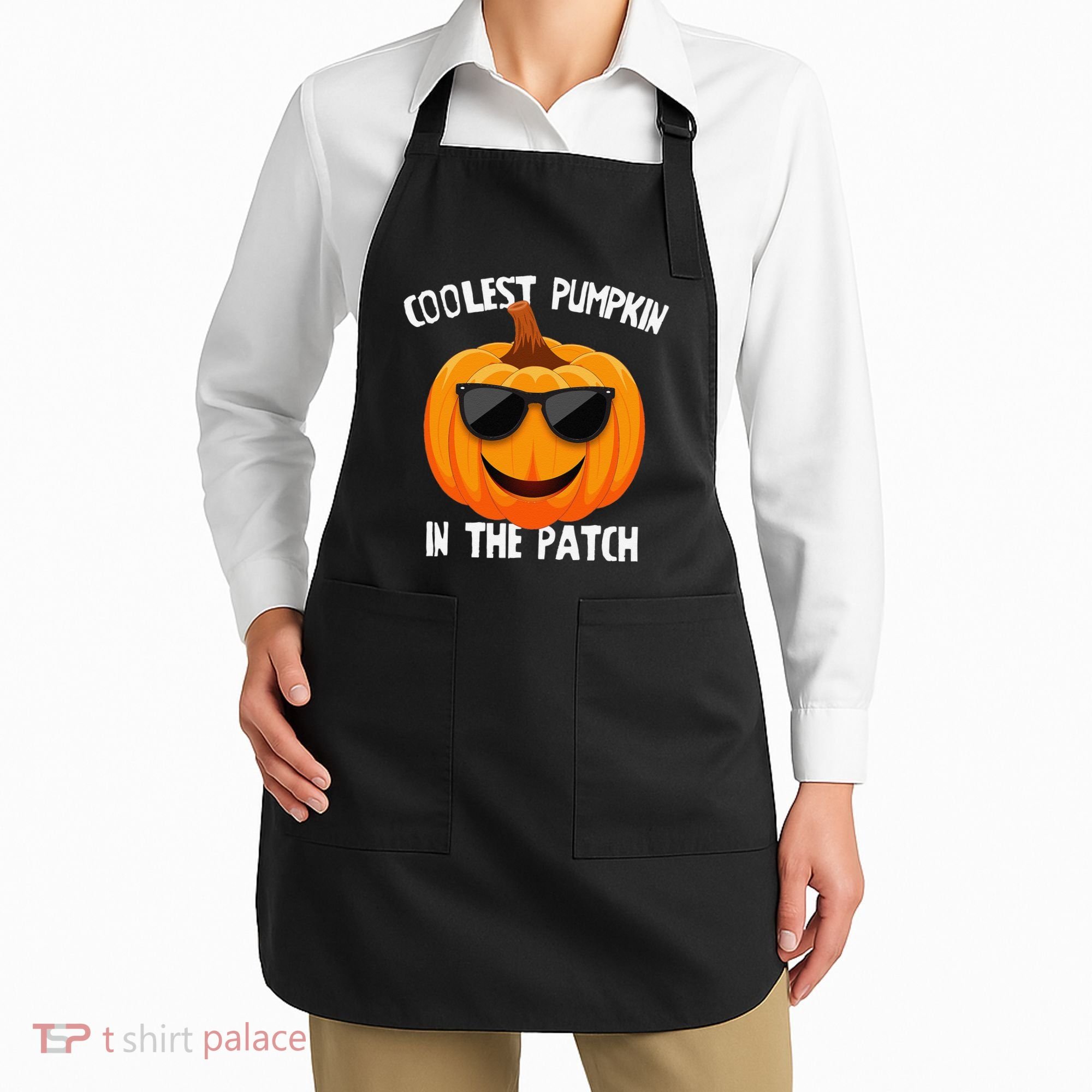 Coolest Pumpkin In The Patch Halloween Gift Gift Apron