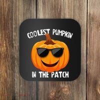 Coolest Pumpkin In The Patch Halloween Gift Gift Coaster thumb 0