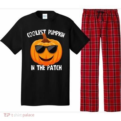 Coolest Pumpkin In The Patch Halloween Gift Gift Pajama Set