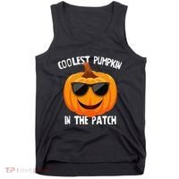 Coolest Pumpkin In The Patch Halloween Gift Gift Tank Top thumb 0