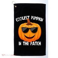 Coolest Pumpkin In The Patch Halloween Gift Gift Golf Towel thumb 0