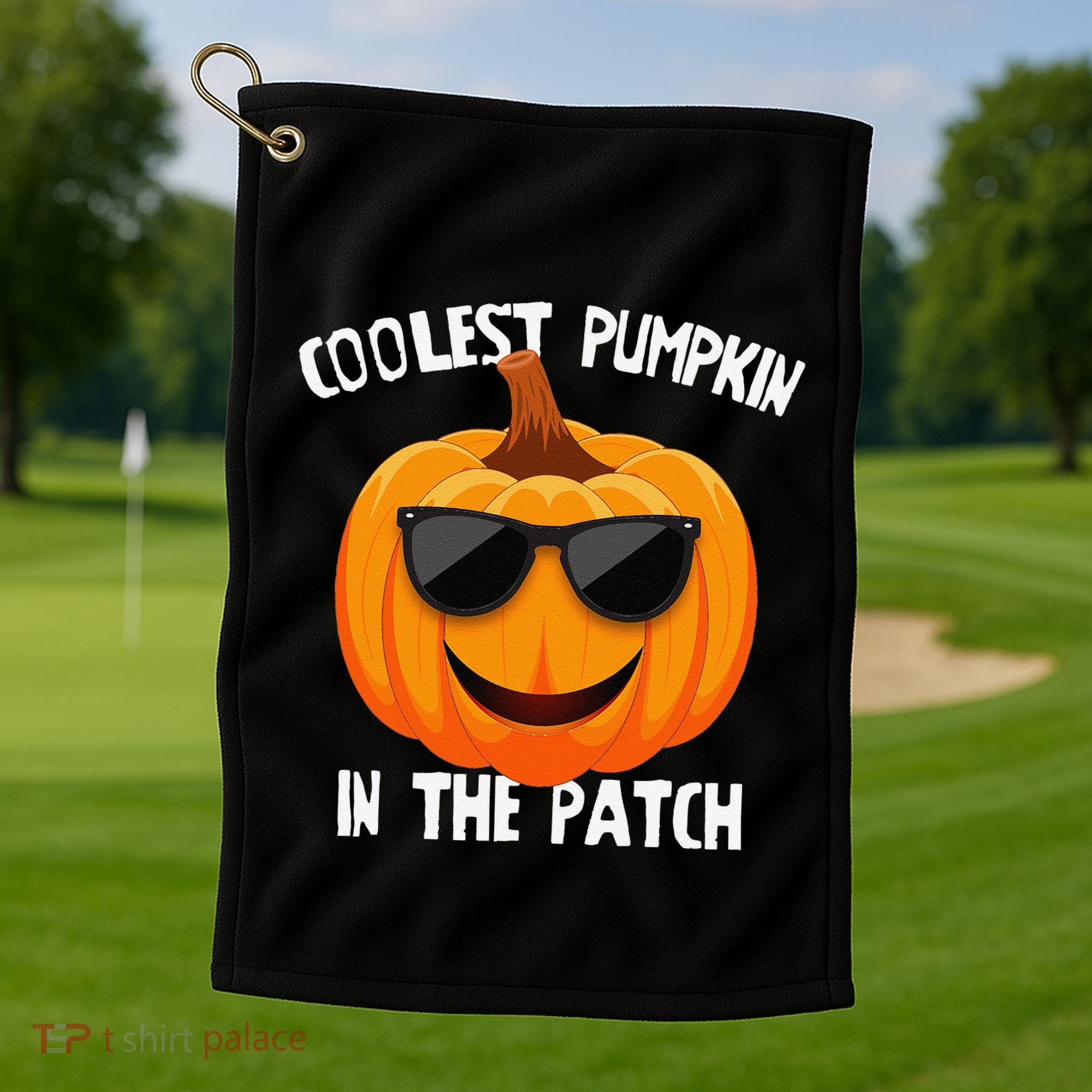 Coolest Pumpkin In The Patch Halloween Gift Gift Golf Towel