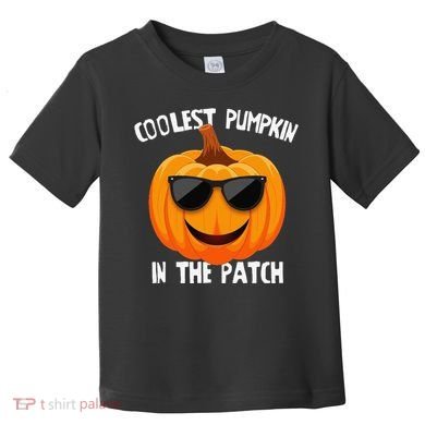 Coolest Pumpkin In The Patch Halloween Gift Gift Toddler T-Shirt