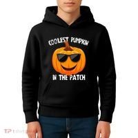 Coolest Pumpkin In The Patch Halloween Gift Gift Kids Hoodie thumb 4