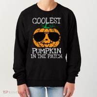 Coolest Pumpkin In The Patch Halloween Women's Sweatshirt thumb 0