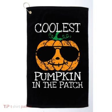 Coolest Pumpkin In The Patch Halloween Golf Towel