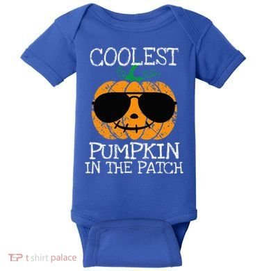 Coolest Pumpkin In The Patch Halloween Baby Bodysuit