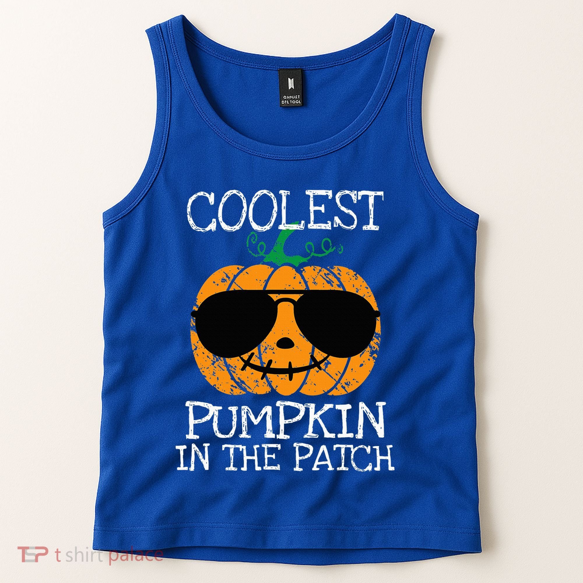Coolest Pumpkin In The Patch Halloween Tank Top