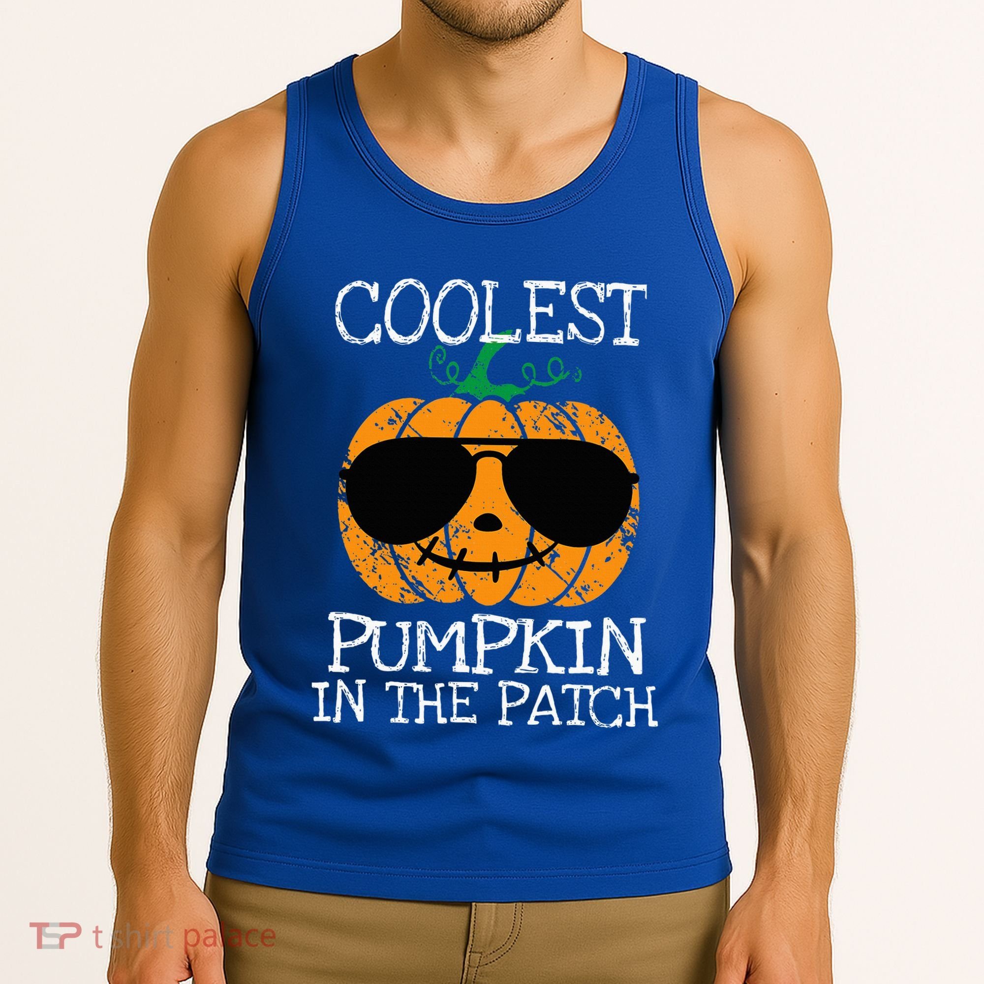 Coolest Pumpkin In The Patch Halloween Tank Top