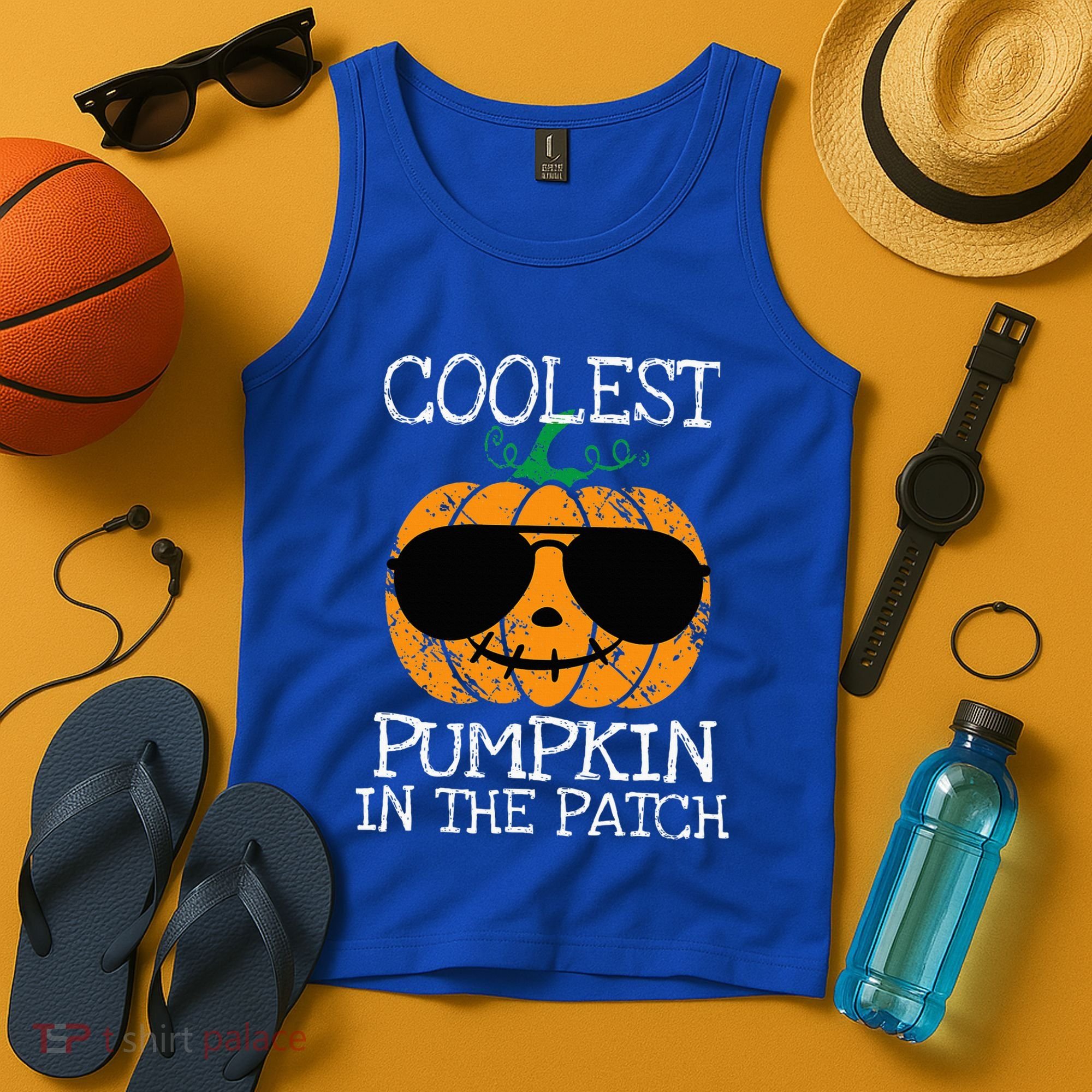 Coolest Pumpkin In The Patch Halloween Tank Top