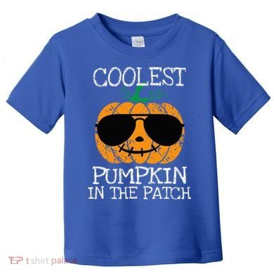 Coolest Pumpkin In The Patch Halloween Toddler T-Shirt