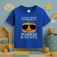 Coolest Pumpkin In The Patch Halloween Toddler T-Shirt thumb 3
