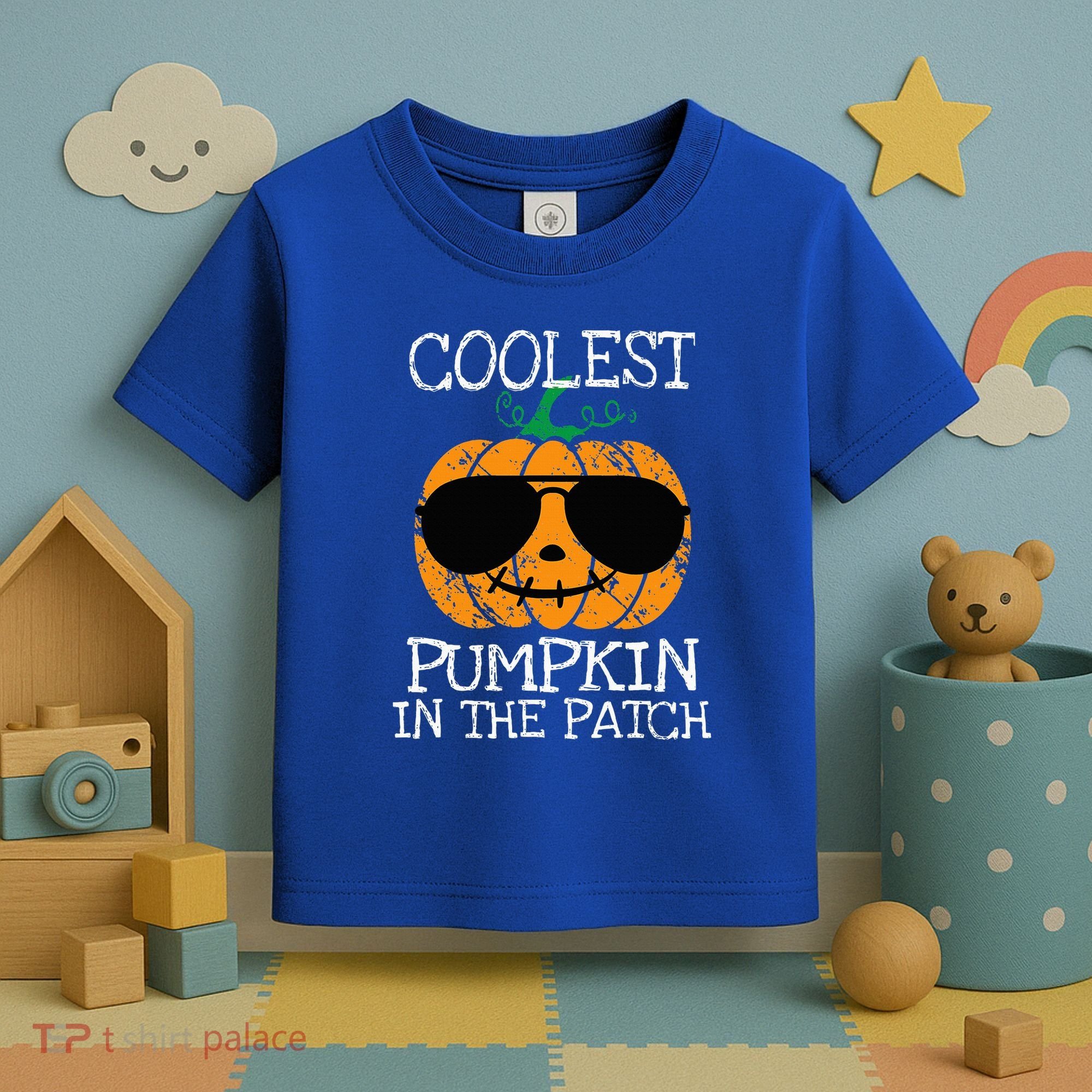 Coolest Pumpkin In The Patch Halloween Toddler T-Shirt