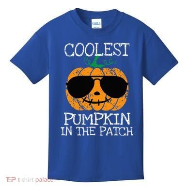 Coolest Pumpkin In The Patch Halloween Kids T-Shirt