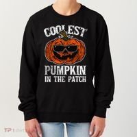 Coolest Pumpkin In The Patch Halloween Gift Women's Sweatshirt thumb 0