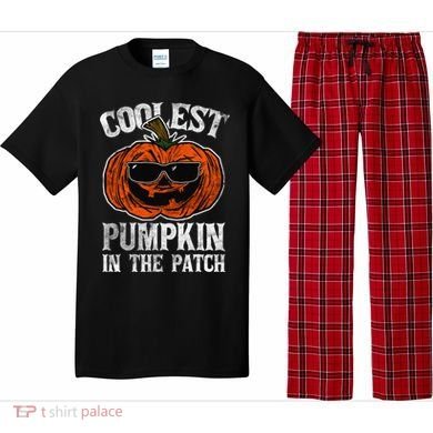 Coolest Pumpkin In The Patch Halloween Gift Pajama Set