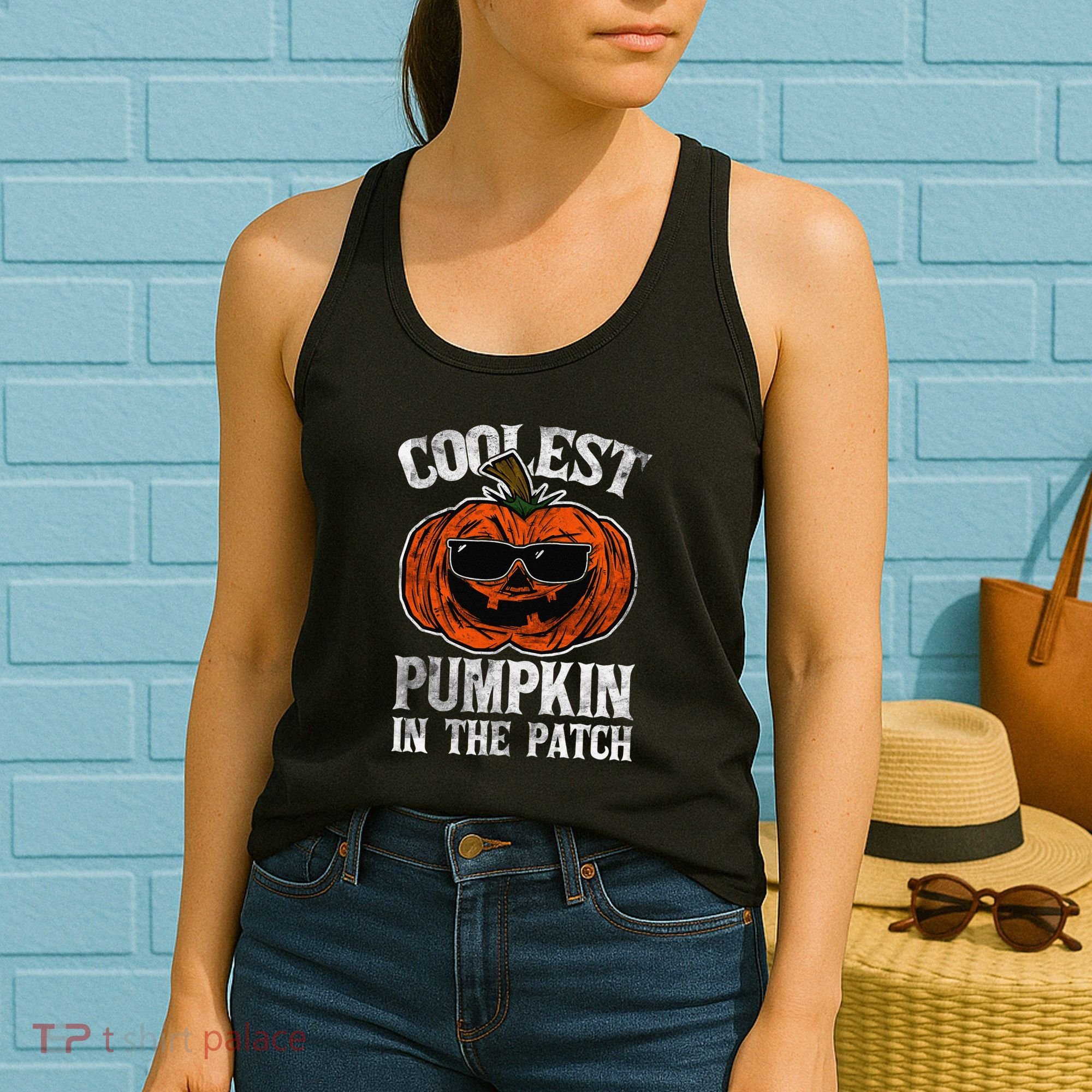 Coolest Pumpkin In The Patch Halloween Gift Women's Tank Top