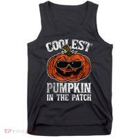 Coolest Pumpkin In The Patch Halloween Gift Tank Top thumb 0