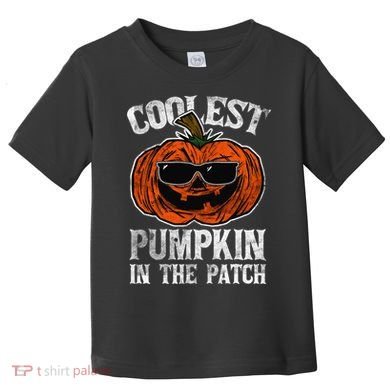 Coolest Pumpkin In The Patch Halloween Gift Toddler T-Shirt