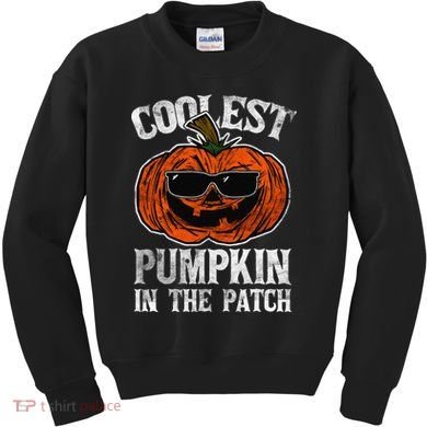 Coolest Pumpkin In The Patch Halloween Gift Kids Sweatshirt