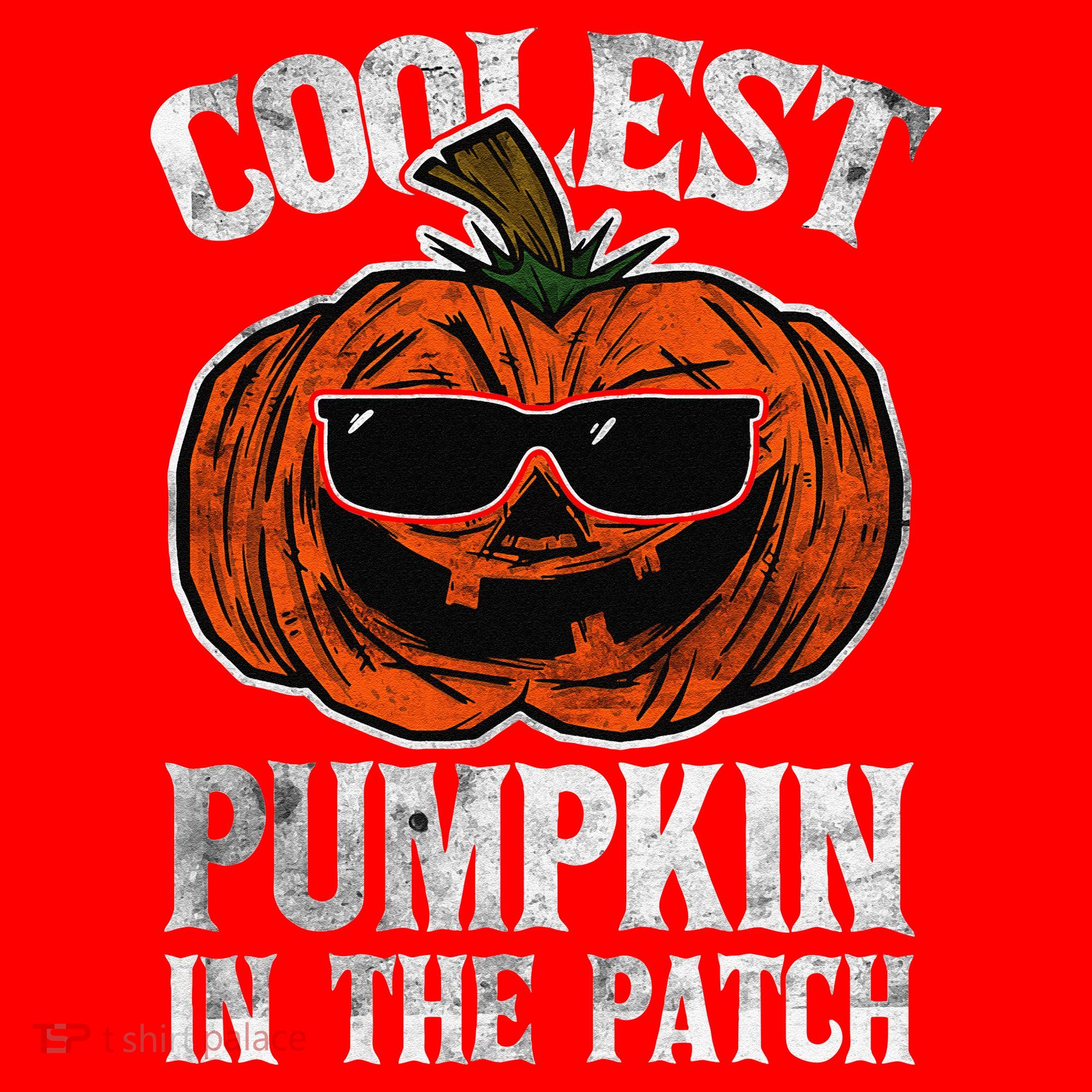 Coolest Pumpkin In The Patch Halloween Gift Santa Hat