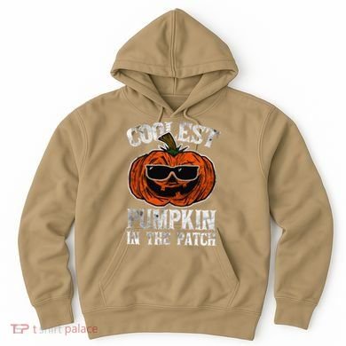 Coolest Pumpkin In The Patch Halloween Gift Hoodie
