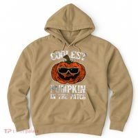 Coolest Pumpkin In The Patch Halloween Gift Hoodie thumb 0
