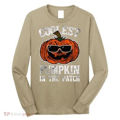 Coolest Pumpkin In The Patch Halloween Gift Long Sleeve Shirt