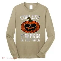 Coolest Pumpkin In The Patch Halloween Gift Long Sleeve Shirt thumb 0