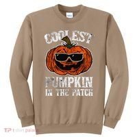 Coolest Pumpkin In The Patch Halloween Gift Sweatshirt thumb 0