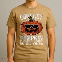 Coolest Pumpkin In The Patch Halloween Gift T-Shirt thumb 3