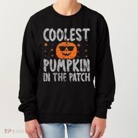 Coolest Pumpkin In The Patch Cute Halloween Women's Sweatshirt thumb 0