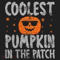 Coolest Pumpkin In The Patch Cute Halloween Beanie thumb 2