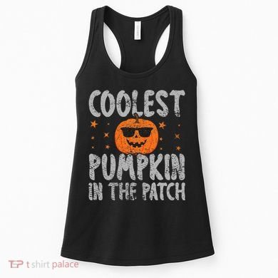 Coolest Pumpkin In The Patch Cute Halloween Women's Tank Top