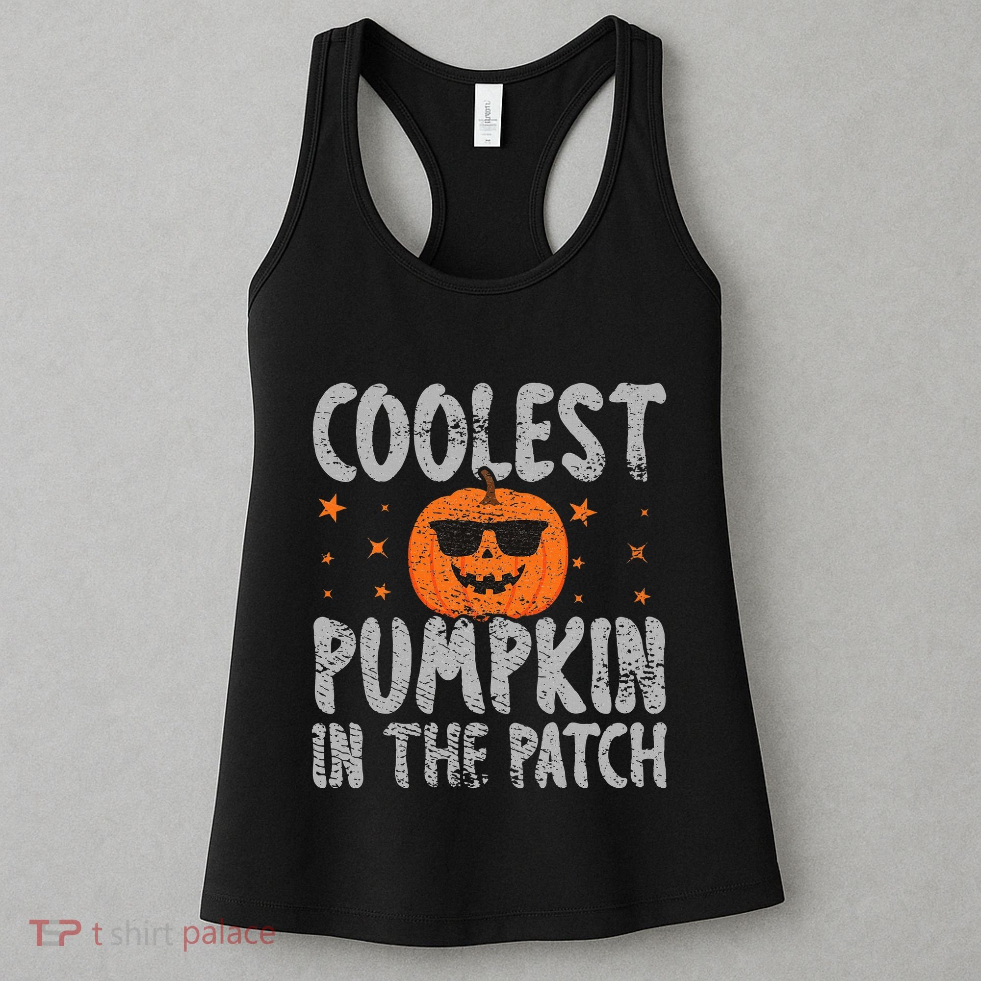 Coolest Pumpkin In The Patch Cute Halloween Women's Tank Top